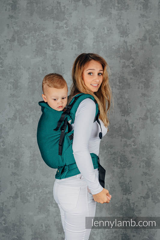 porte-bebe-lennylamb-preschool-basic-line-emerald-etoiles-en-portage1